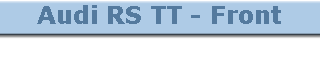 Audi RS TT - Front