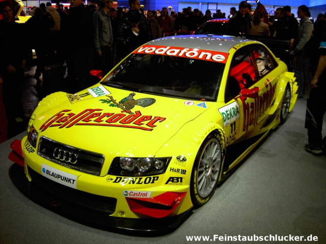 Audi A4 DTM gelb - Front