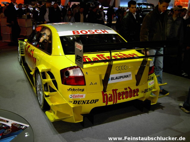 Audi A4 DTM gelb - Heck