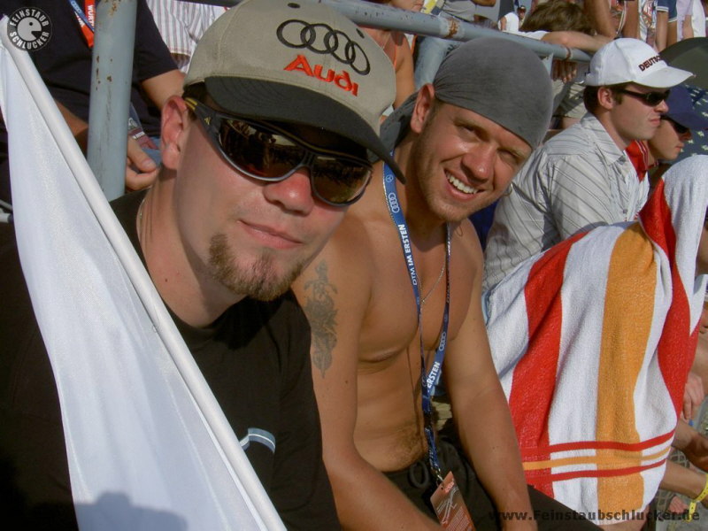 Marko und Markus kurz vor dem DTM-Start