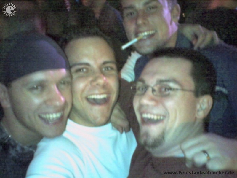 Markus, Alex, Kola und Marko in der MuPa