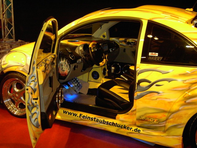 VW New Beetle airbrush