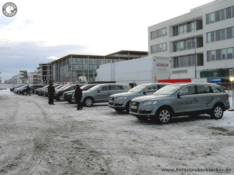 Viele Audi Q7 fr die Probefahrt