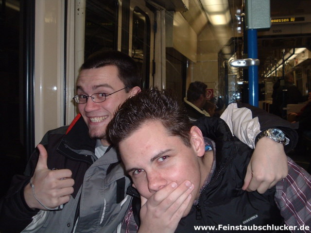 Wir in der U-Bahn 2